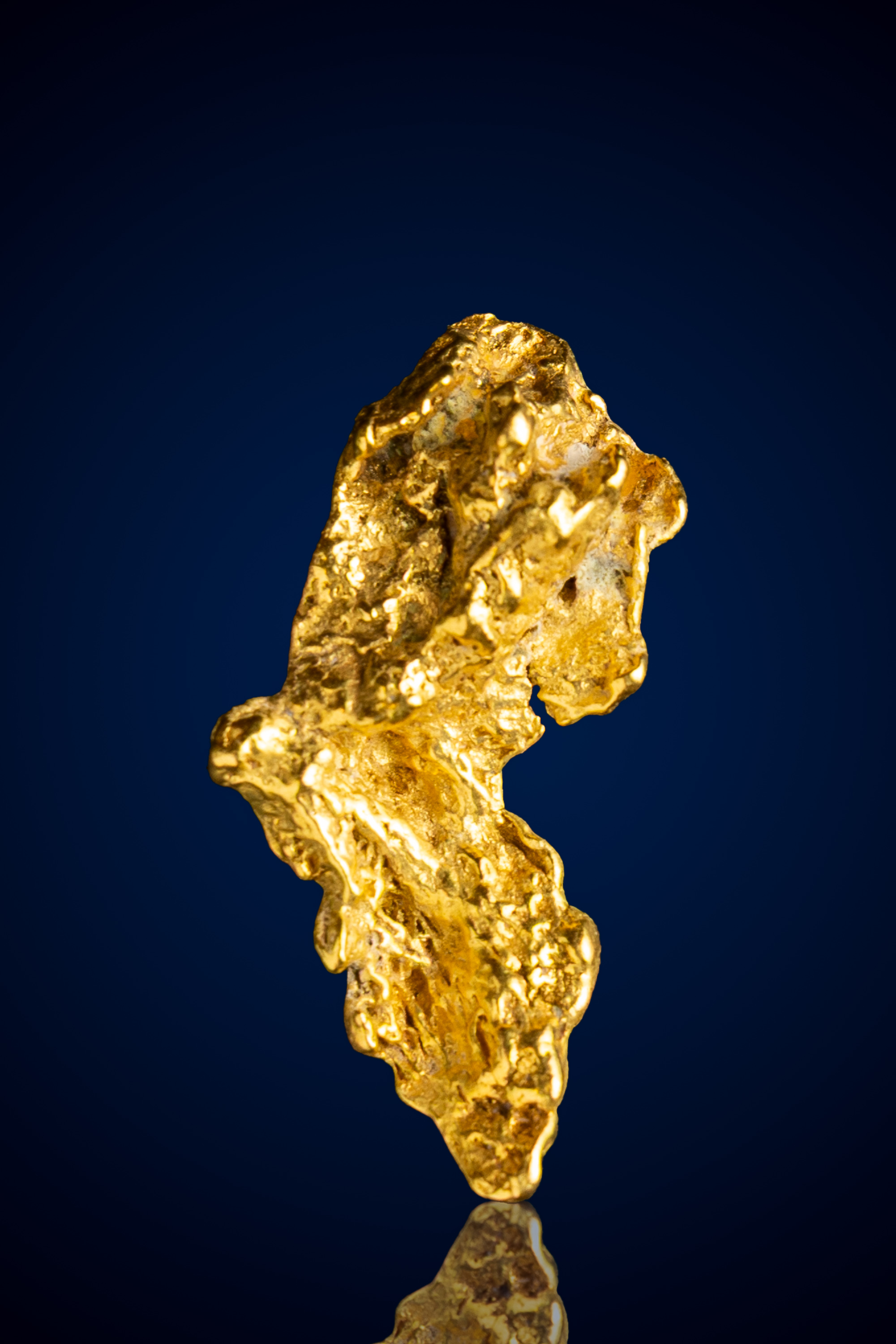 Organic, Contoured Natural Gold Nugget - Fairbanks District, Alaska - 6.64 grams (image for) Organic, Contoured Natural Gold Nugget - Fairbanks District, Alaska - 6.64 grams